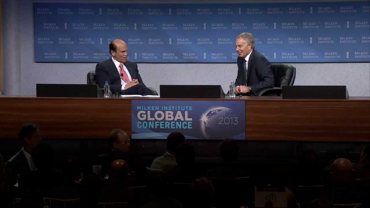 Mike and former Prime Minister Tony Blair