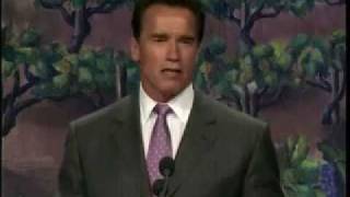 Schwarzenegger Comments on Mike's Philanthropy