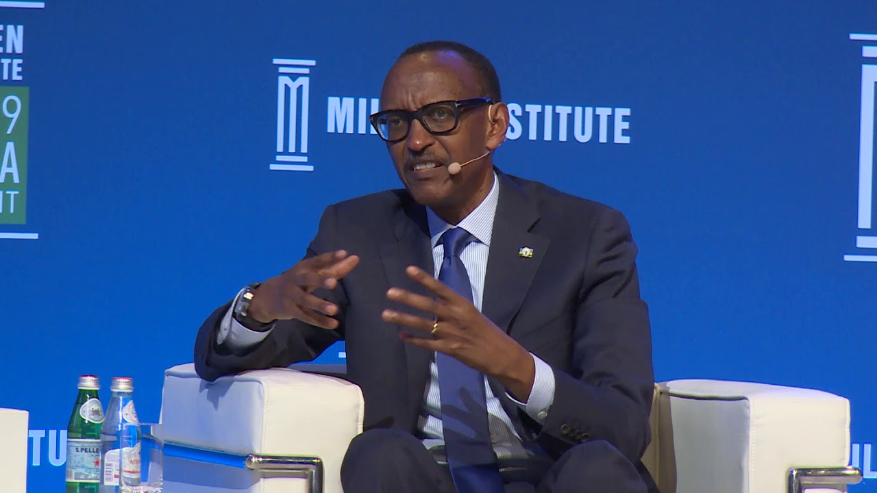 Conversation with President Kagame and Mike Milken
