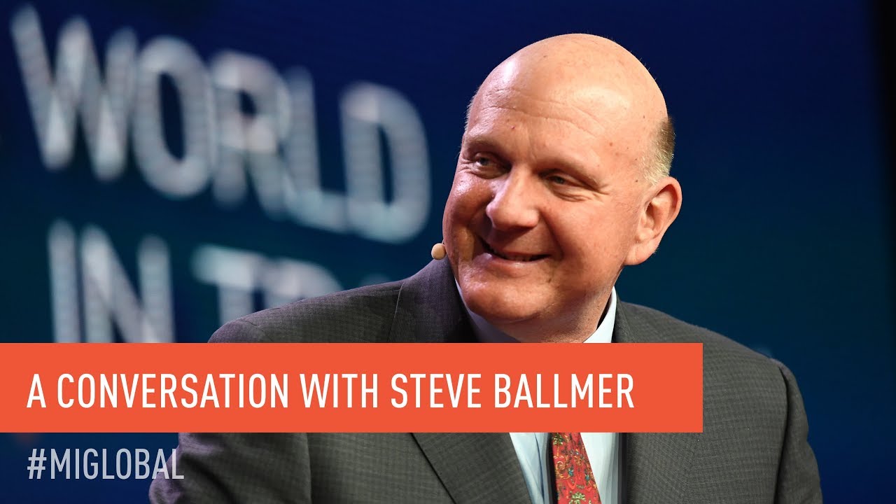 A Conversation With Steve Ballmer