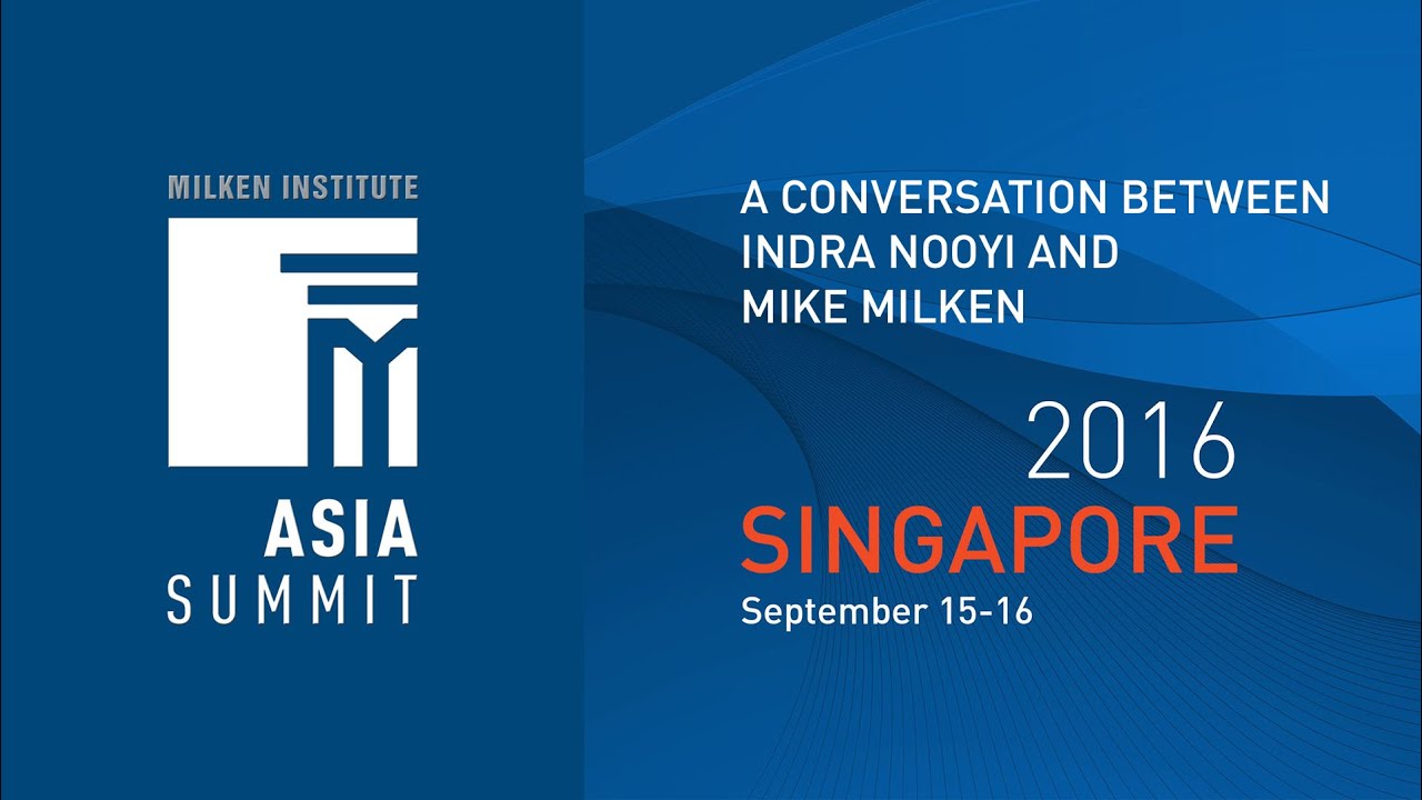 A Conversation With Indra Nooyi and Mike Milken